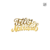 Feliz Navidad - Acrílico Espejo Dorado Charm o MiniTopper Navideño 6cm