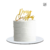 Merry Christmas - CakeTopper Navideño Acrílico Dorado Espejo - comprar en línea