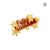 Feliz Navidad - Acrílico Glitter Rojo con Espejo Dorado CakeTopper Navideño en internet