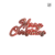 Merry Christmas - CakeTopper CBV Rojo con Plata