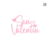 San Valentín - Caketopper Acrílico Rosa Pastel o Rojo Solido - CakeTopper