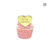 Silueta de Corazón con Grabado "Be my Valentine" - Charm o MiniTopper Acrílico Dorado Espejo 5cm - comprar en línea