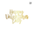 Happy Valentines Day - Caketopper en CBV Dorado Metálico
