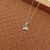 Colar borboleta cravejada de zircônias prata 925 - comprar online
