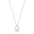 Colar ponto de luz redondo prata 925 - comprar online