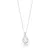 Colar zircônia oval cravejado prata 925