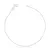 Pulseira elo cadeado prata 925 - comprar online