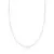 Choker losango 35cm prata 925
