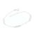 Pulseira infinitos liso prata 925 - BLACK FRIDAY - comprar online