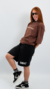 Remera Oversize Basic Chocolate - tienda online