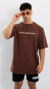 Remera Oversize Basic Chocolate - comprar online