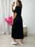 Vestido de Viscolycra com Bolso Preto 2374 na internet