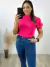 Blusa Crepe coração Pink 31734