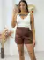 Short alfaiate Marrom 71246