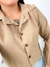 Cropped Camisa Calie Bege 93145 - Senhorita Frida