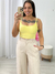 Cropped Alcinha Amarelo Manteiga 906518