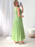 Vestido de linho Verde 23771 na internet