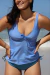 TANKINI CON FRUNCES MACA CALIDAD PREMIUM en internet