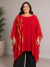 BLUSA DE GASA CON ESTAMPADO LATERAL TELA ELASTIZADA CALIDAD PREMIUM