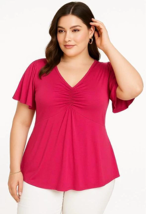 BLUSA DE MODAL CON ALGODON TELA ELASTIZADA CALIDAD PREMIUM - comprar online