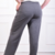 PANTALON RECTO DE MODAL CON ALGODON, TIRO ALTO, SUPER ELASTIZADO, PIERNAS ANCHAS - comprar online