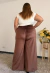 PALAZO PLUSH BIFAZ TIRO ALTO TELA ELASTIZADA CALIDAD PREMIUM - comprar online