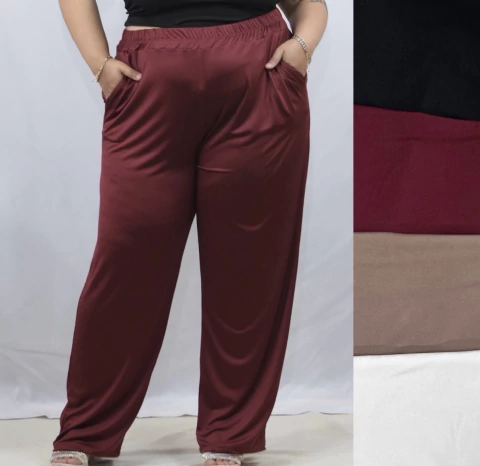 PALAZO DE MICROFIBRA CON LYCRA TELA ELASTIZADA TIRO ALTO CALIDAD PREMIUM - comprar online