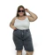 BERMUDA DE JEANS TIRO ALTO TELA SÚPER ELASTIZADA FRESCA PREMIUM