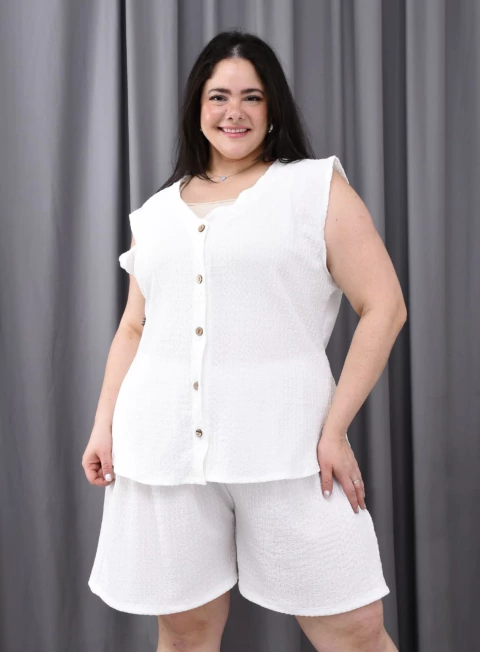 CHALECO HAWAI CON ALGODÓN BIEN LARGO TELA ELASTIZADA Y FRESCA CALIDAD PREMIUM - comprar online