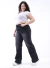 WIDE LEG NEGRO LOCALIZADO TIRO ALTO TELA SUPER ELASTIZADA CALIDAD PREMIUM - comprar online