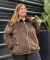 CAMPERA PRINT PLUSH BIFAZ CON ELÁSTICO EN LA CINTURA Y PUÑOS TELA ELASTIZADA CALIDAD PREMIUM - comprar online