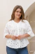 BLUSA NOGAL IMPORTADA BRODERIE DE ALGODÓN CALIDAD PREMIUM - comprar online