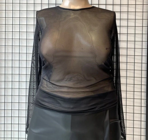 BLUSA MANGA LARGA TUL