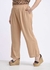 PANTALON DE LINO, SUPER ELASTIZADO, TIRO ALTO, PIERNAS ANCHAS PEKIN - echateunvistazo