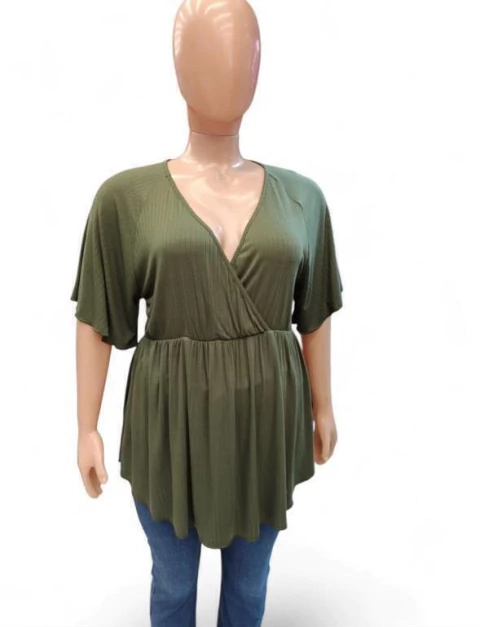 REMERON ESCOTE CRUZADO DE MORLEY CON ALGODON PREMIUM TELA ELASTIZADA - comprar online