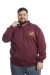 CAMPERA FRIZADA ESTAMPADA - Talle especial en internet