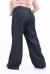 JEANS WIDE LEG RIGIDO CON ELASTICO EN CINTURA EN LA ESPALDA - echateunvistazo