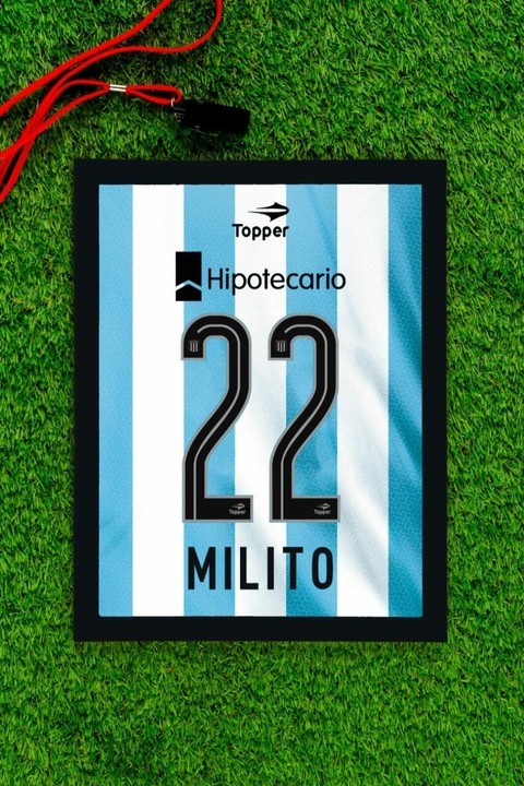 CUADROS DORSALES RACNG CON TU JUGADOR FAVORITO 35 X 45