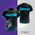 Arte em vetor camisa lobo interclasse azul - comprar online