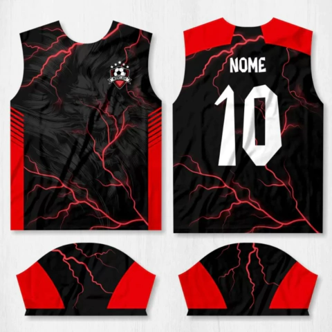 arte em vetor camisa interclasse Raio