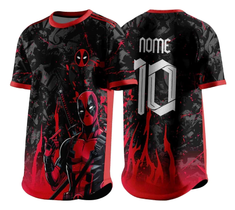 Estampa digital camiseta Deadpool 376