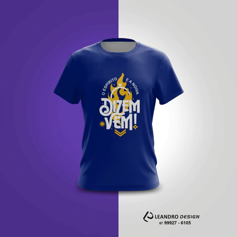 Estampa Cristã Espirito e a noiva dizem vem