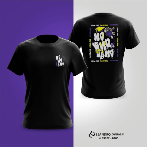 Arte em vetor camisa Formando nono ano