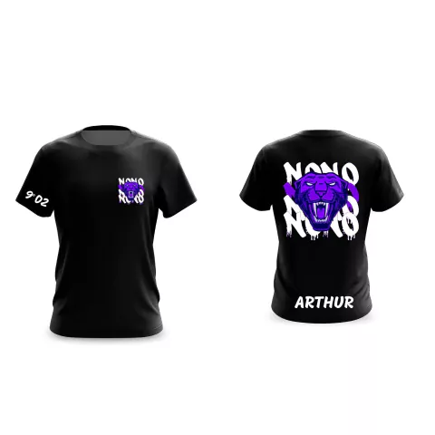 Arte em vetor Nono Puma roxo