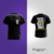 Arte em vetor camisa terceirão chama roxa camiseta - comprar online