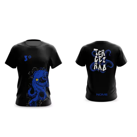 Arte em vetor camisa Terceirão Polvo
