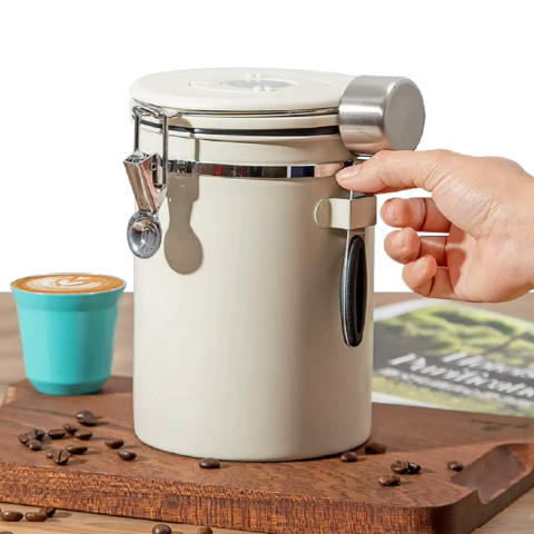 Recipiente De Acero Inoxidable Hermético De Café Y Alimentos - comprar online