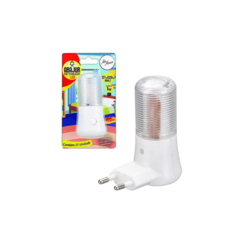 ABAJUR DE TOMADA VERTICAL BIVOLT 7CM