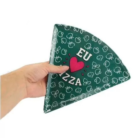 Prato Fatia de Pizza Melanina