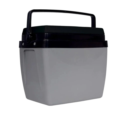 CAIXA TERMICA 26L CINZA C PRETO